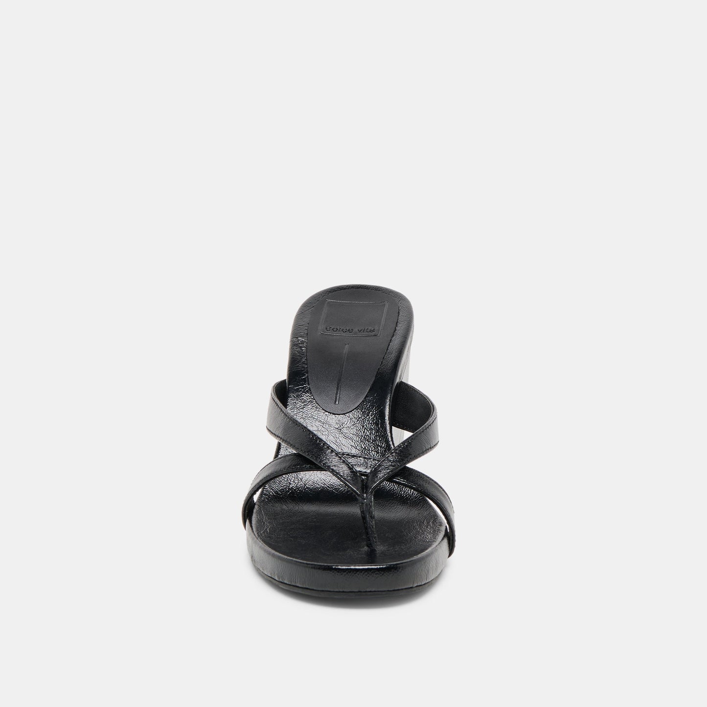 Helan Black Leather Wedges - Dolce Vita