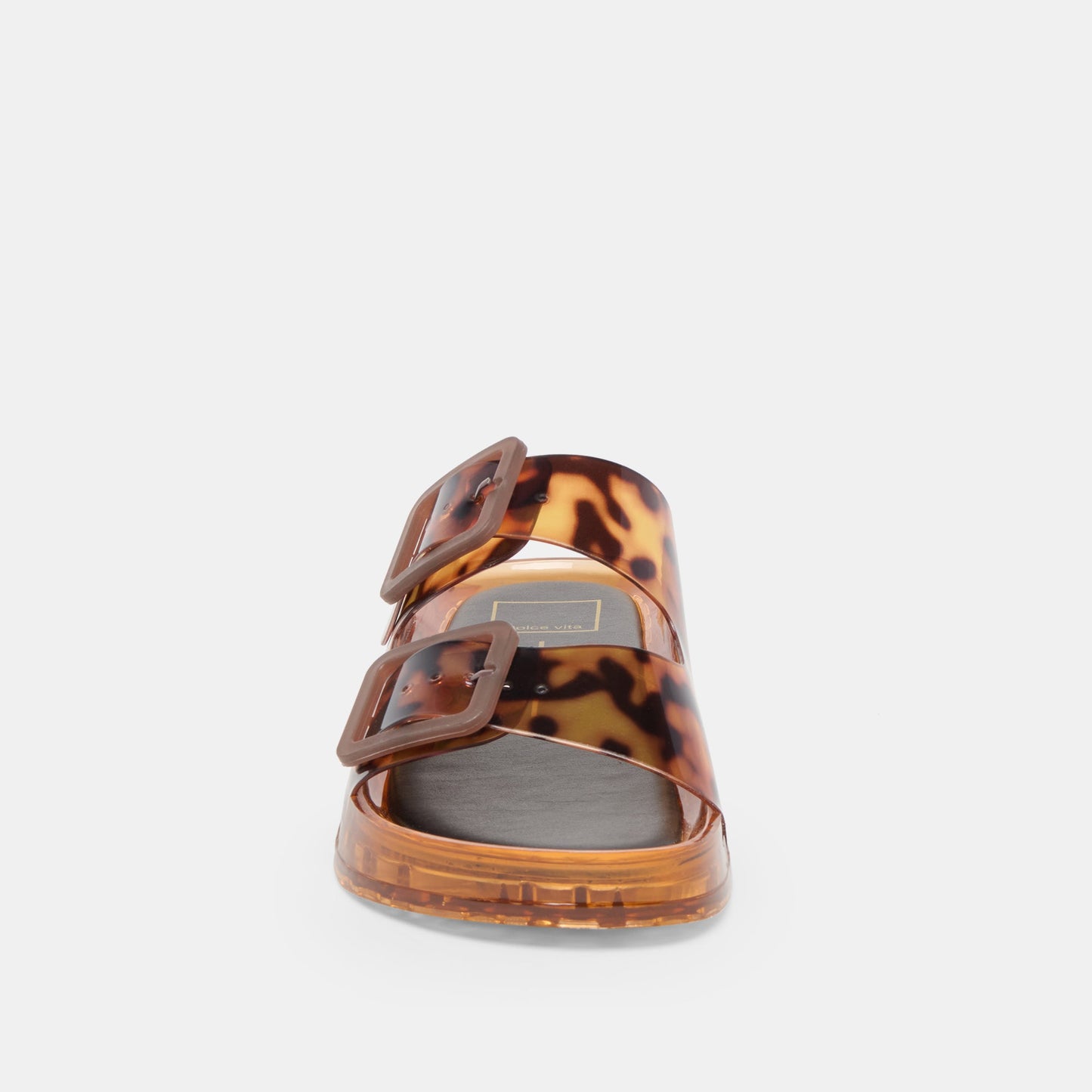 Julio Tortoise Vinyl Sandals - Dolce Vita