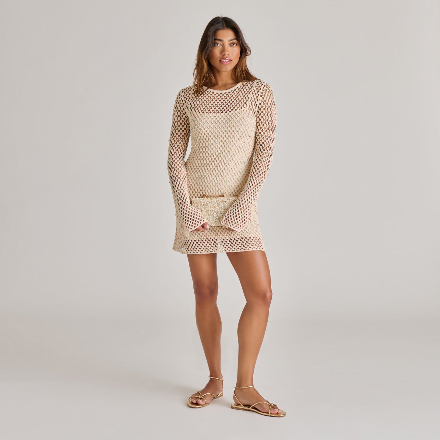 Kenley Gold Leather Sandals - Dolce Vita