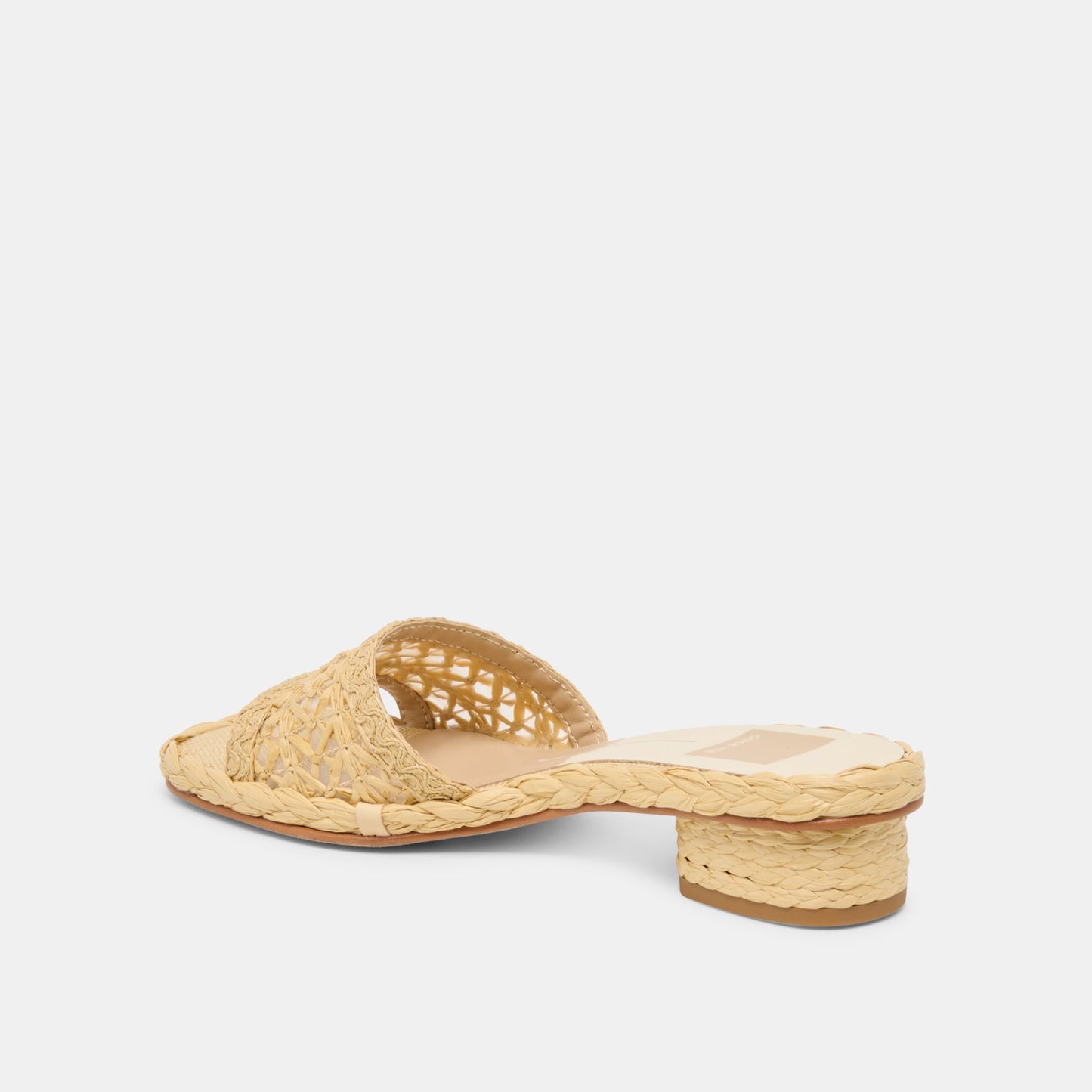 Dixi Lt Natural Cross Hatch Raffia Sandals - Dolce Vita