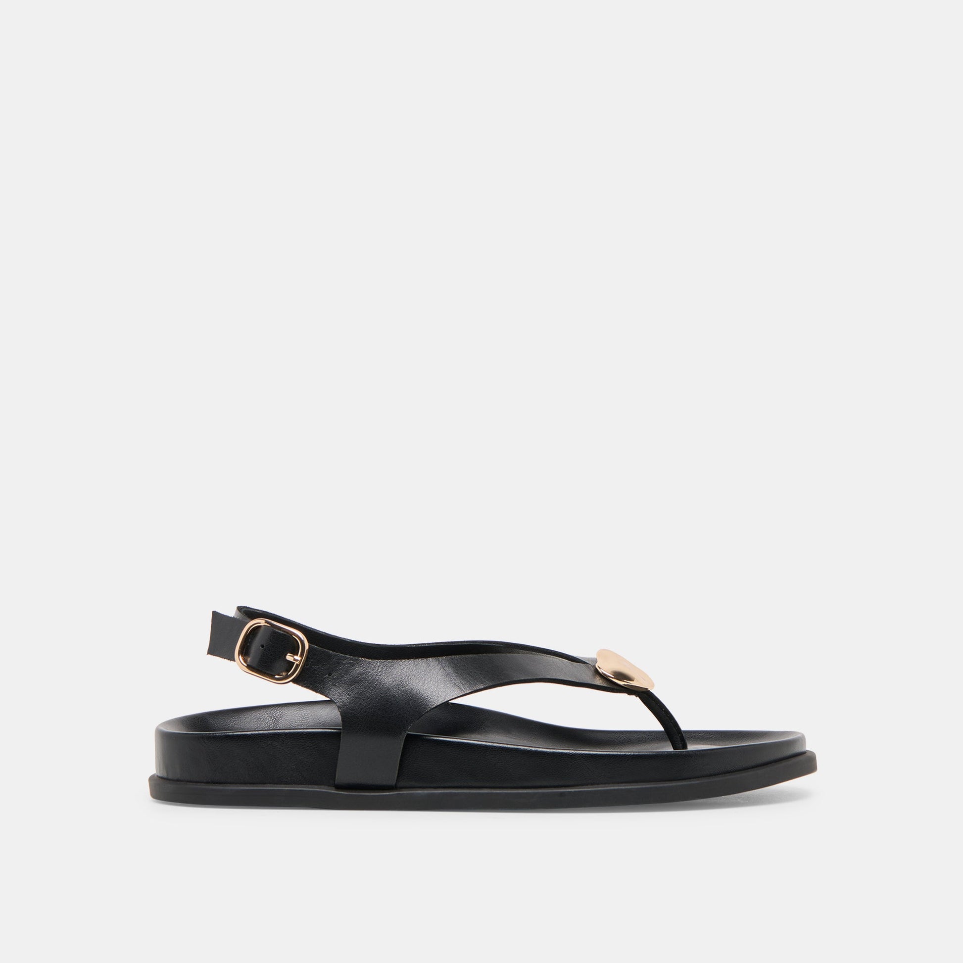 Jony Black Leather Sandals - Dolce Vita
