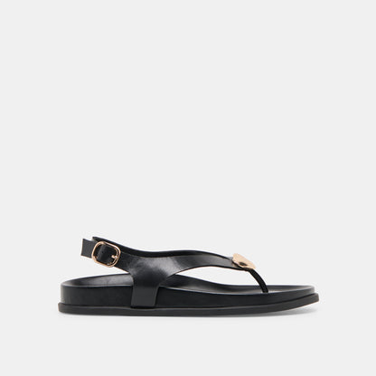 Jony Black Leather Sandals - Dolce Vita