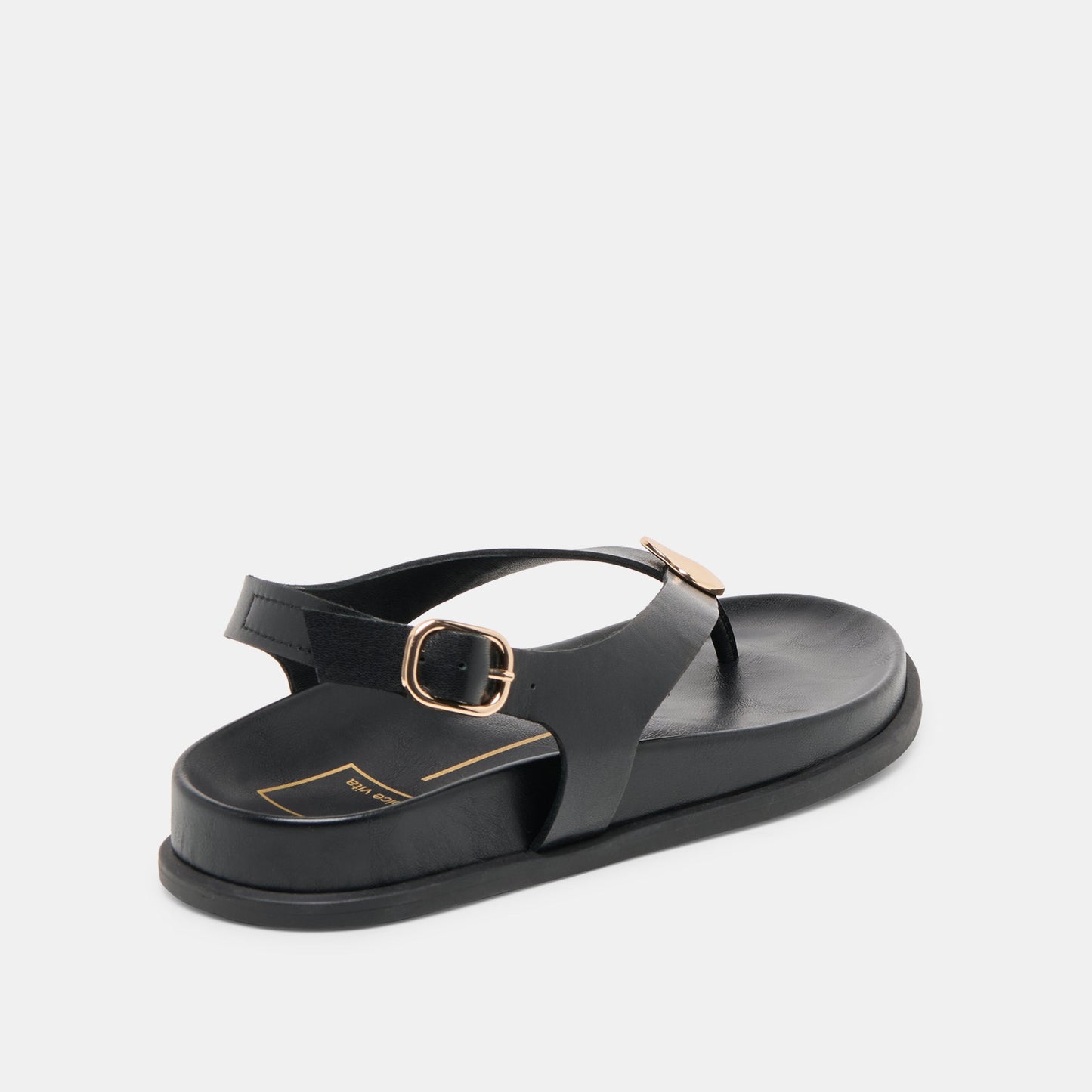 Jony Black Leather Sandals - Dolce Vita