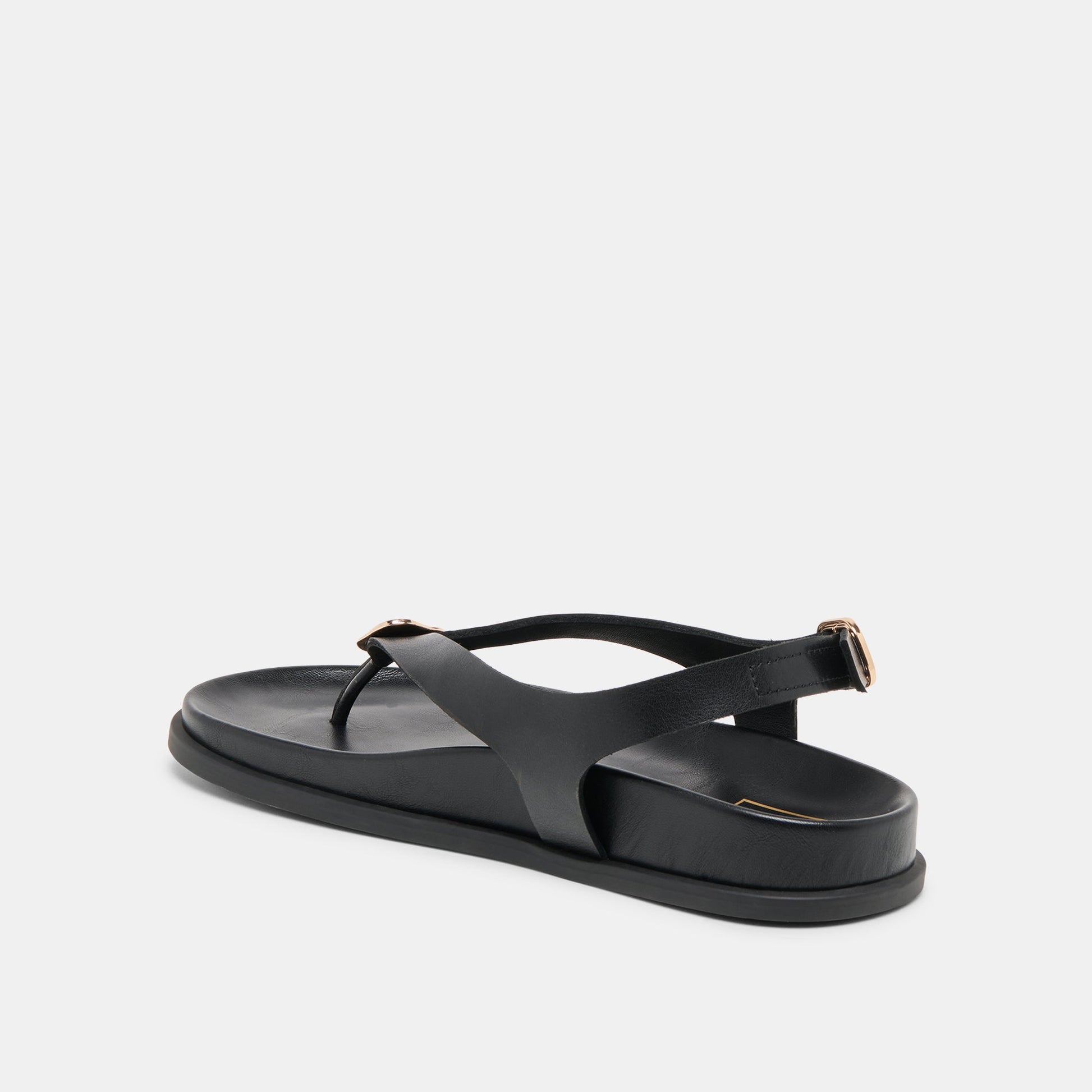 Jony Black Leather Sandals - Dolce Vita