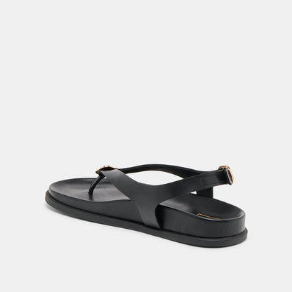 Jony Black Leather Sandals - Dolce Vita