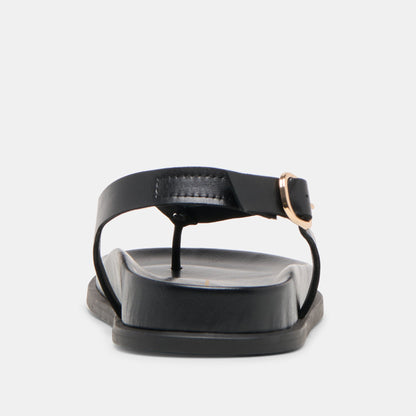 Jony Black Leather Sandals - Dolce Vita