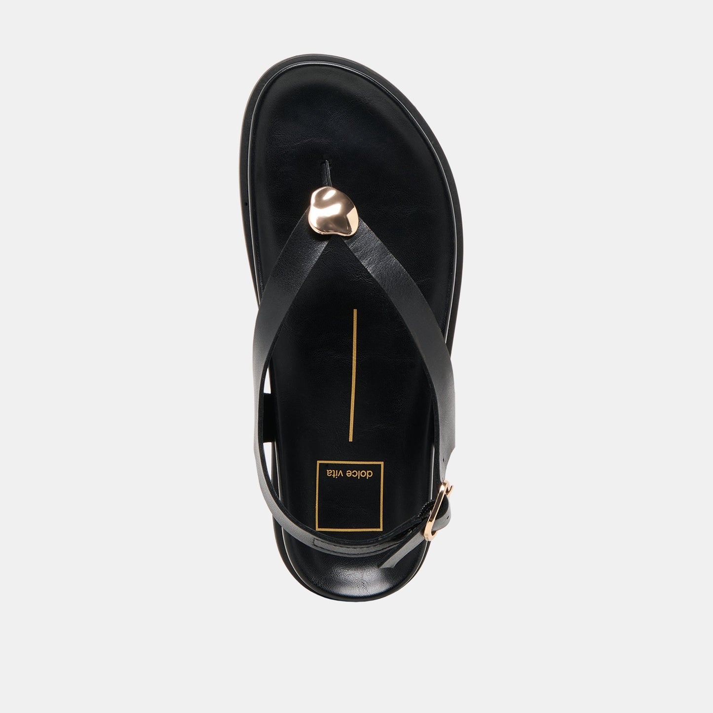 Jony Black Leather Sandals - Dolce Vita
