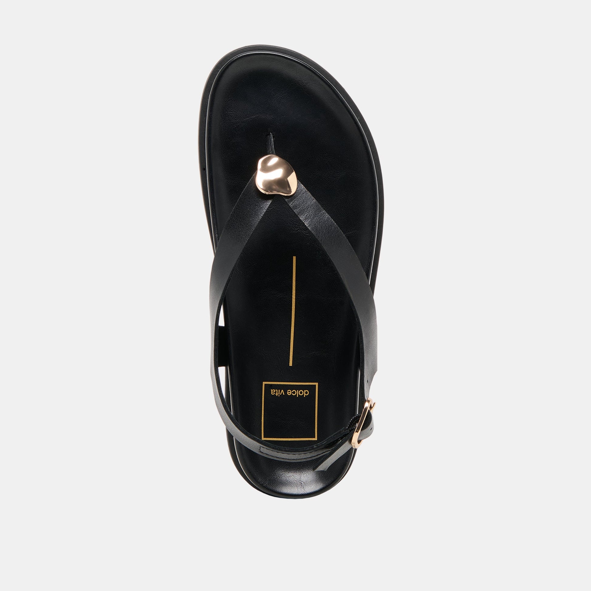 Jony Black Leather Sandals - Dolce Vita