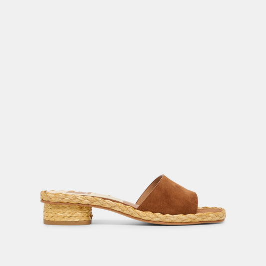 Dixi Brown Suede Sandals - Dolce Vita