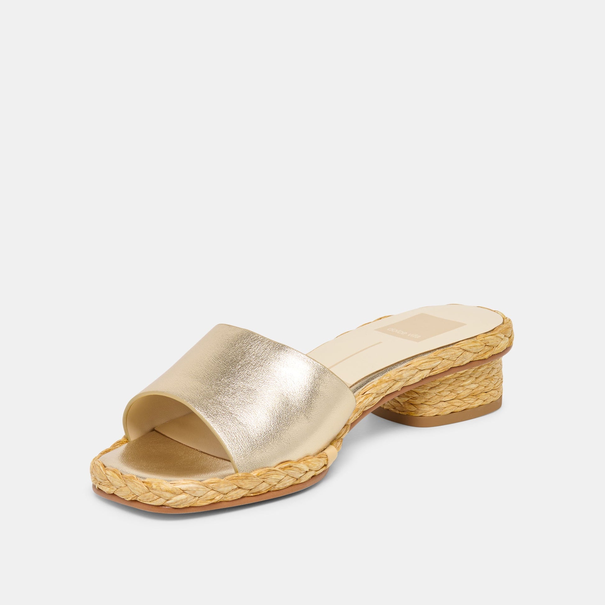 Dixi Platinum Leather Sandals - Dolce Vita