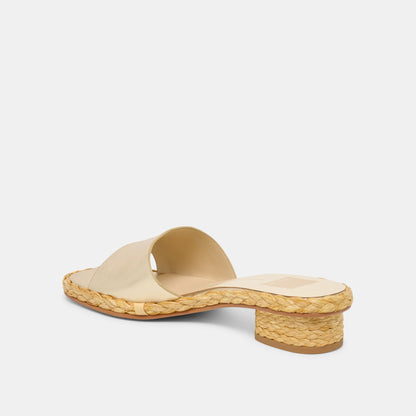 Dixi Platinum Leather Sandals - Dolce Vita