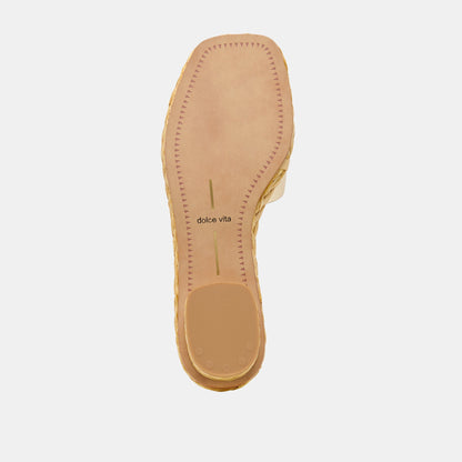 Dixi Platinum Leather Sandals - Dolce Vita