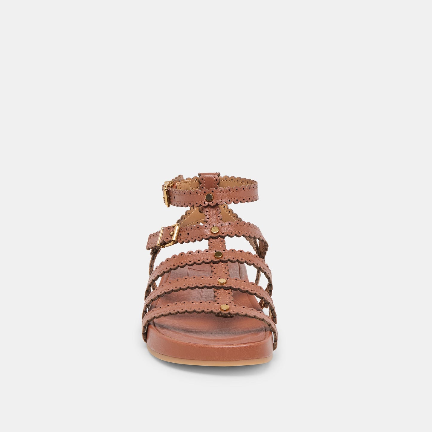 Susana Cognac Leather Sandals - Dolce Vita
