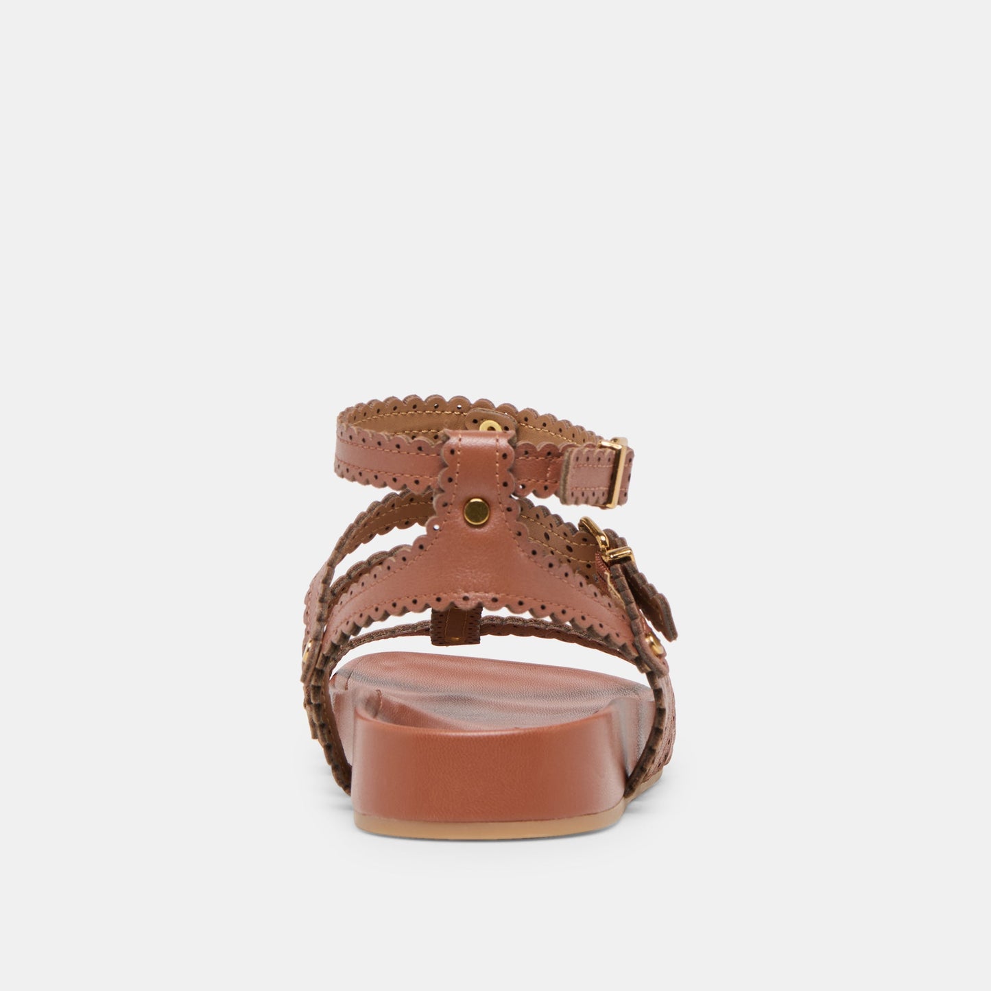 Susana Cognac Leather Sandals - Dolce Vita