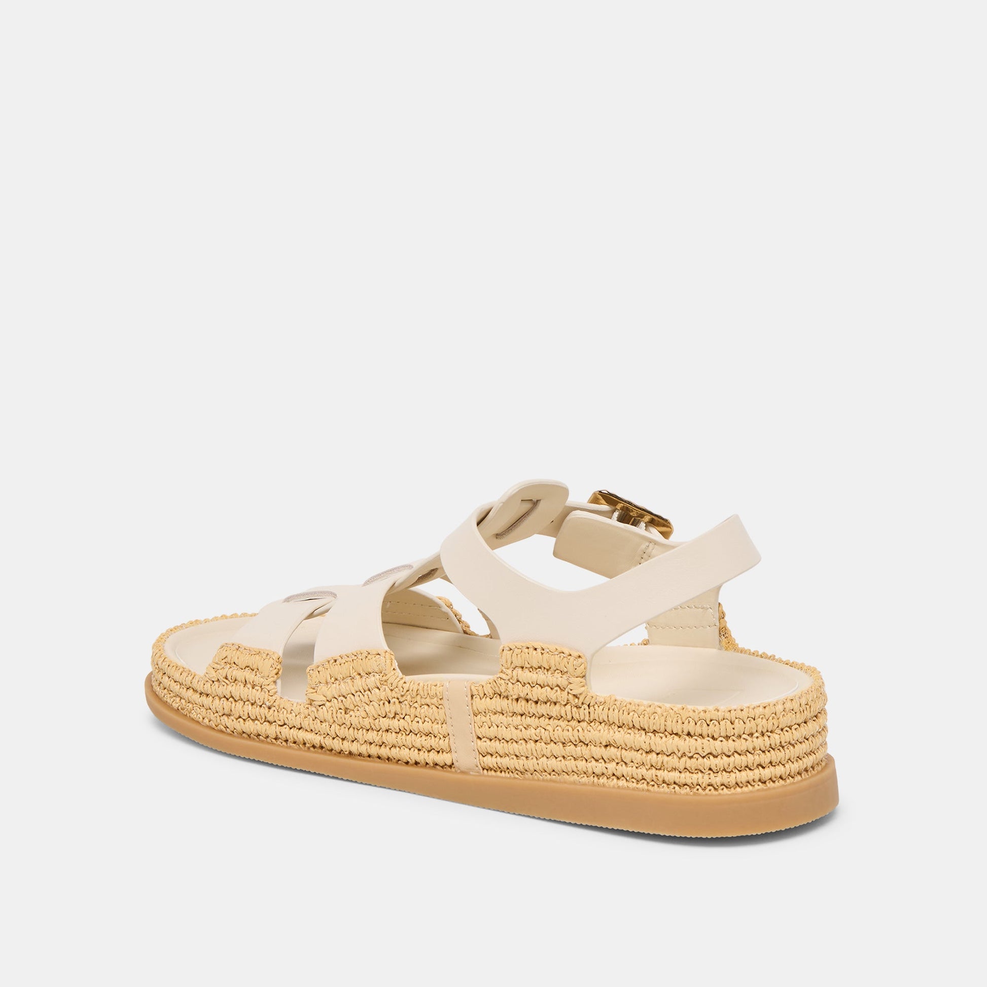 Shenna Bone Leather Sandals - Dolce Vita
