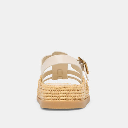Shenna Bone Leather Sandals - Dolce Vita