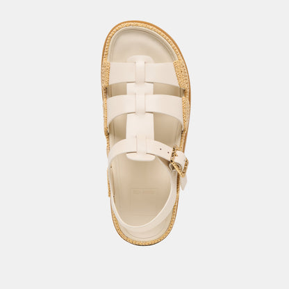 Shenna Bone Leather Sandals - Dolce Vita