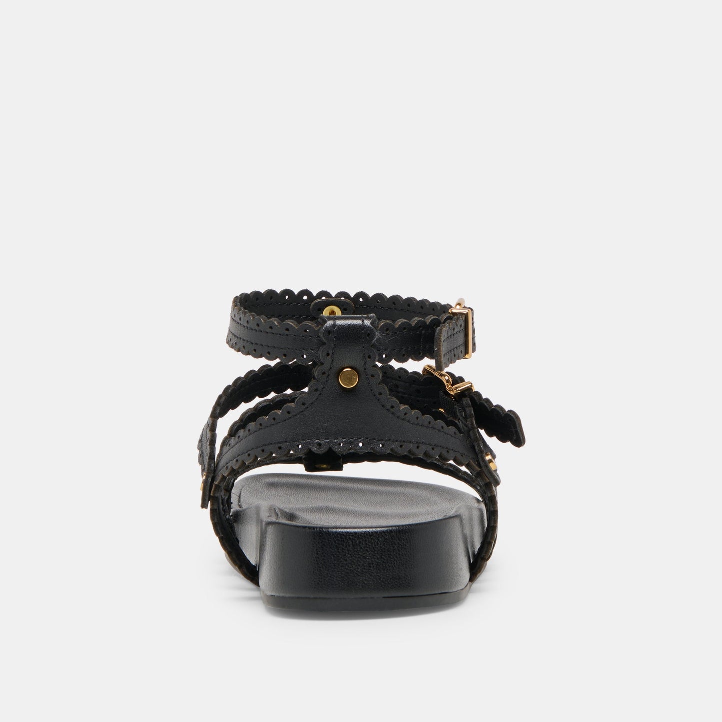 Susana Black Leather Sandals - Dolce Vita