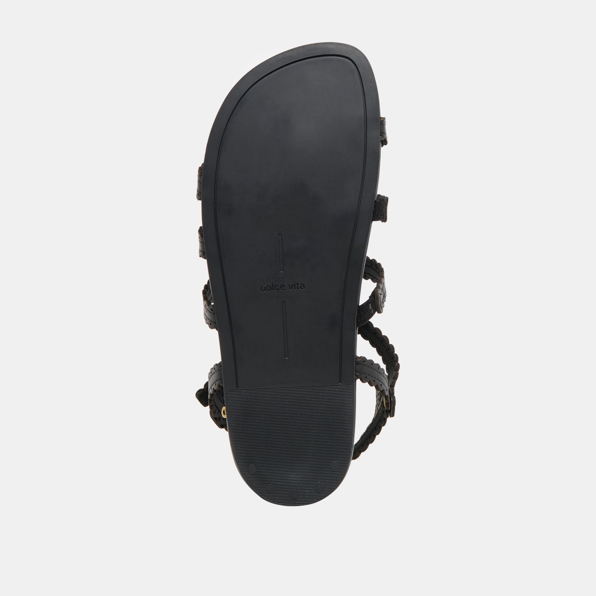 Susana Black Leather Sandals - Dolce Vita