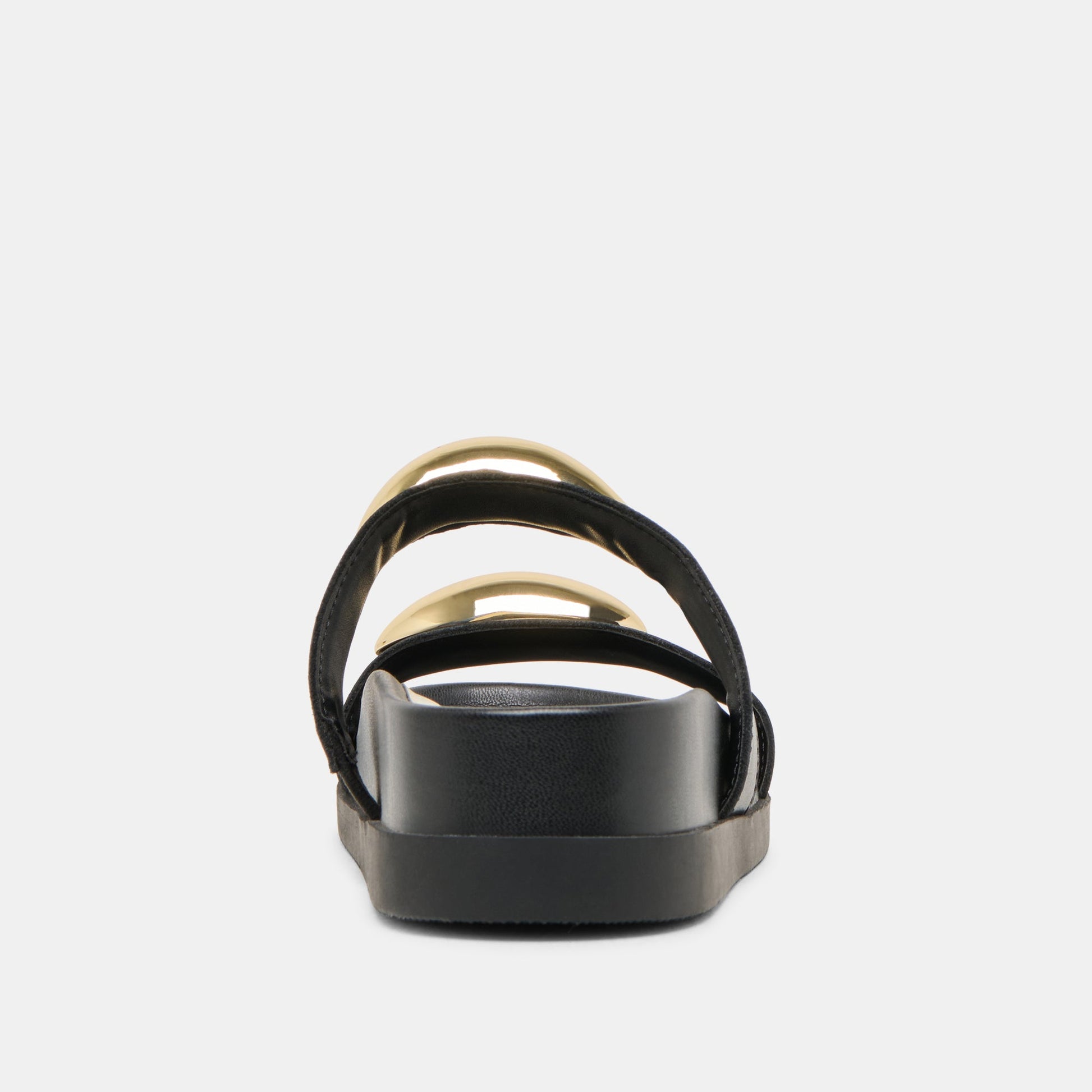 Satine Black Leather Sandals - Dolce Vita