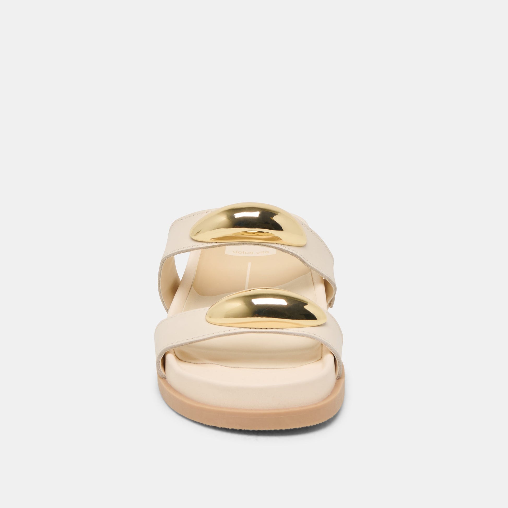 Satine Bone Leather Sandals - Dolce Vita