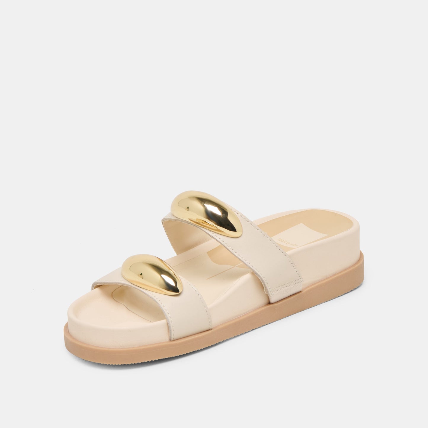 Satine Bone Leather Sandals - Dolce Vita