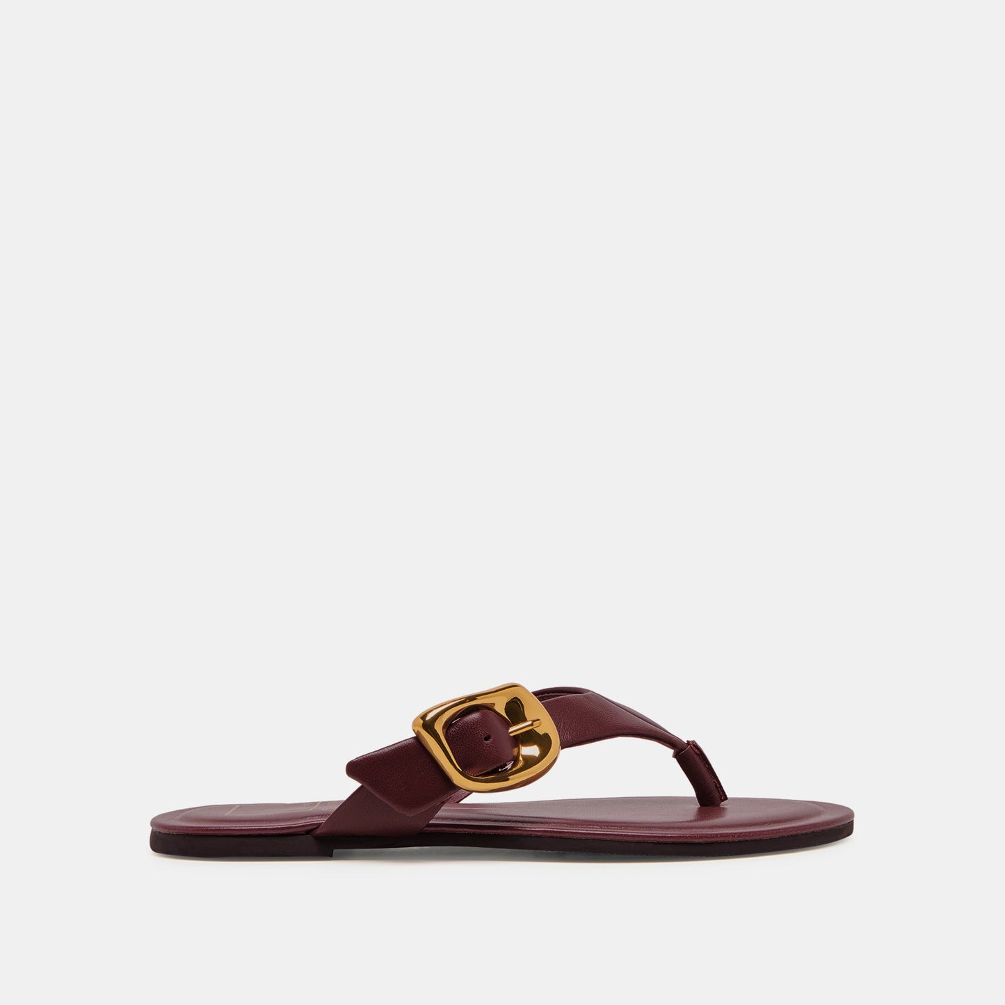 Rossa Burgundy Leather Sandals - Dolce Vita
