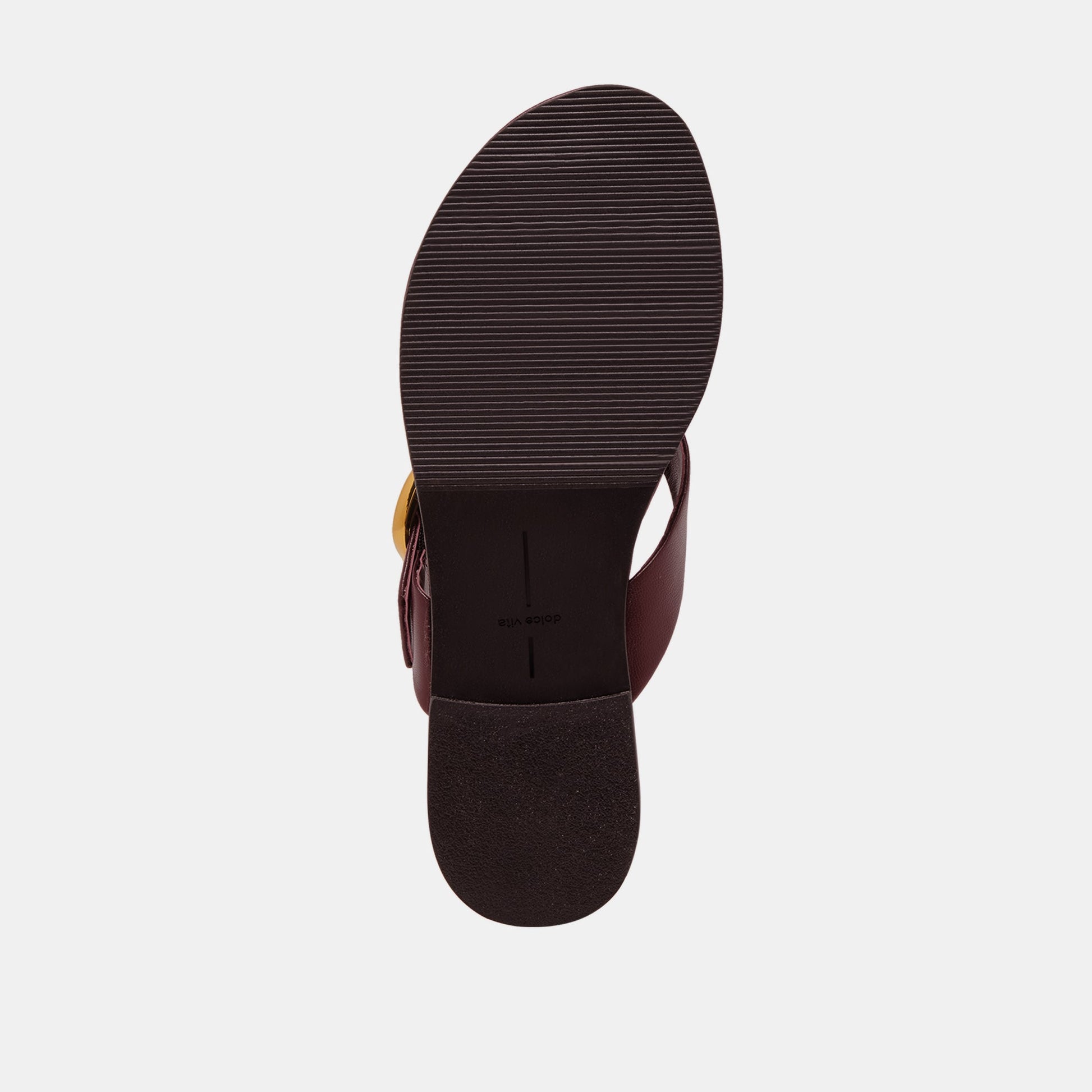 Rossa Burgundy Leather Sandals - Dolce Vita