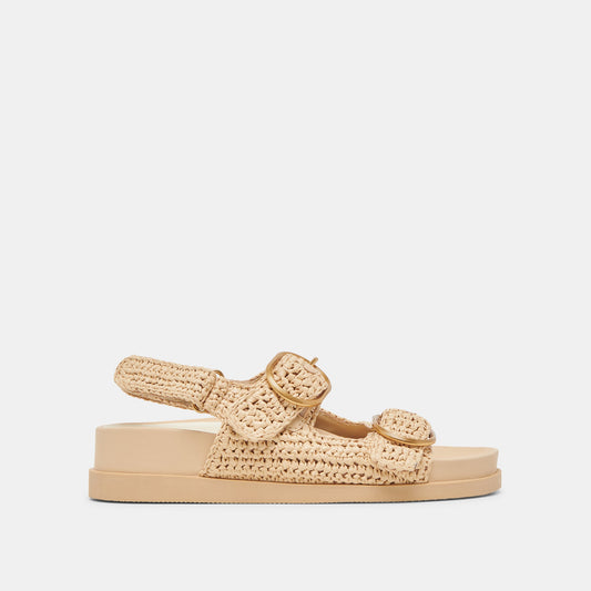 STARLA CROCHET SANDALS NATURAL KNIT - Dolce Vita