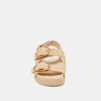 STARLA CROCHET SANDALS NATURAL KNIT - Dolce Vita