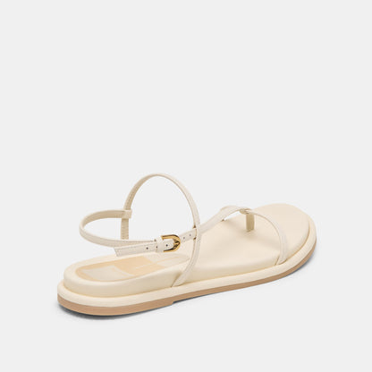 Dallen Off White Leather Sandals - Dolce Vita