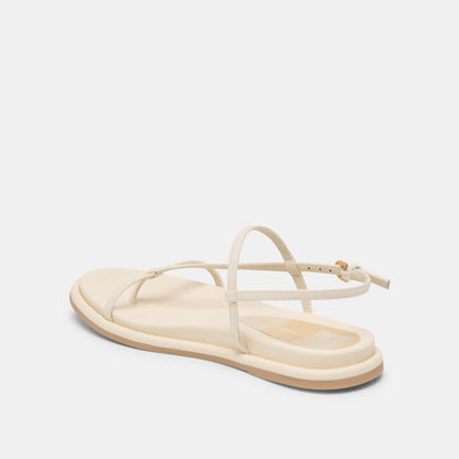 Dallen Off White Leather Sandals - Dolce Vita