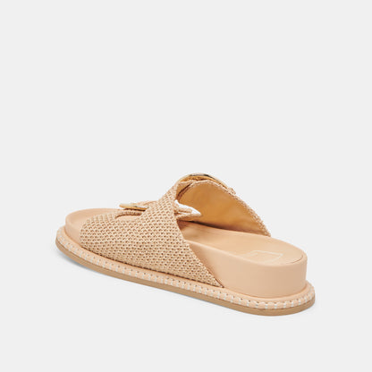 SHAUNY SANDALS NATURAL RAFFIA - Dolce Vita