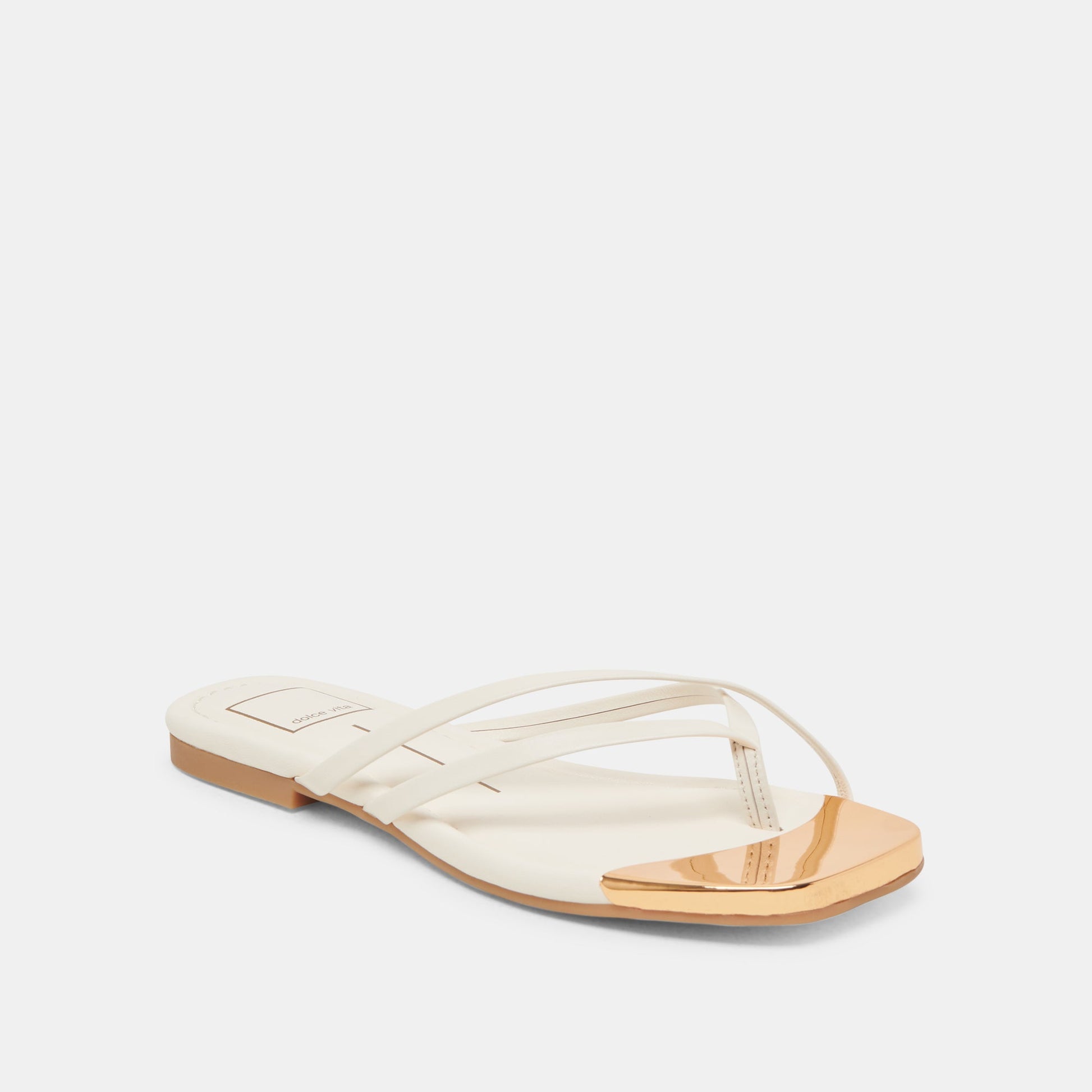 Laguna Off White Leather Sandals - Dolce Vita