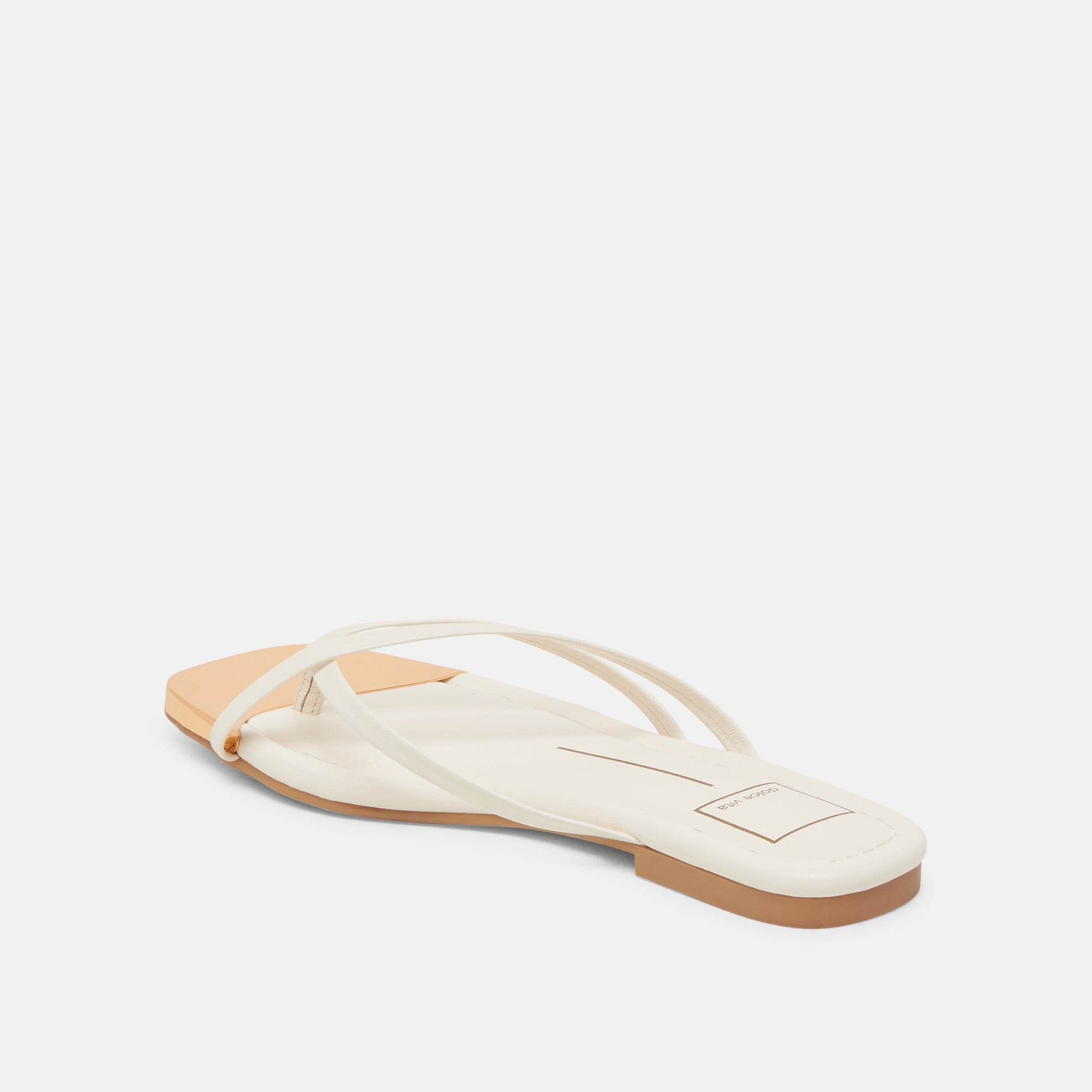 Laguna Off White Leather Sandals - Dolce Vita