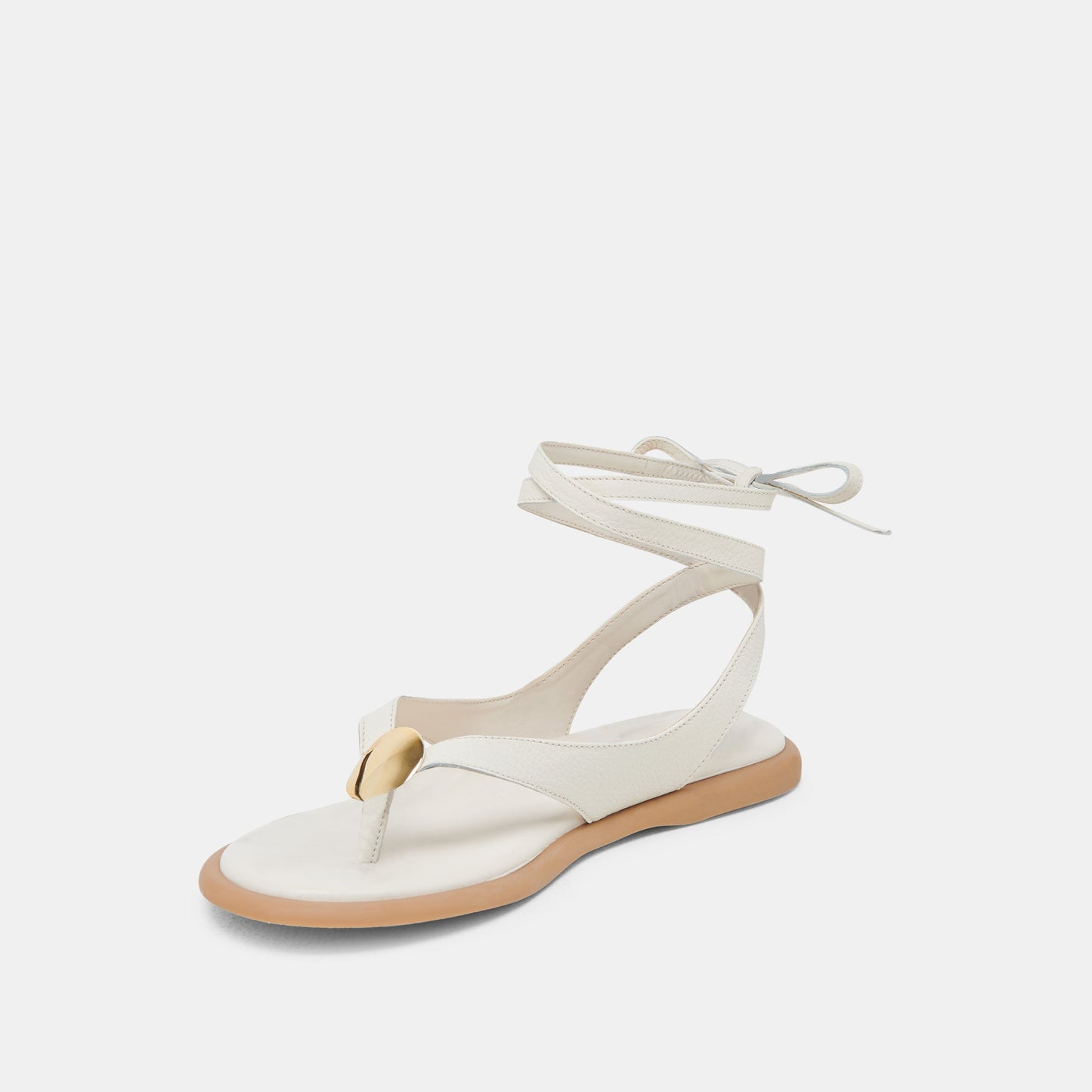 JUDY SANDALS BONE LEATHER - Dolce Vita