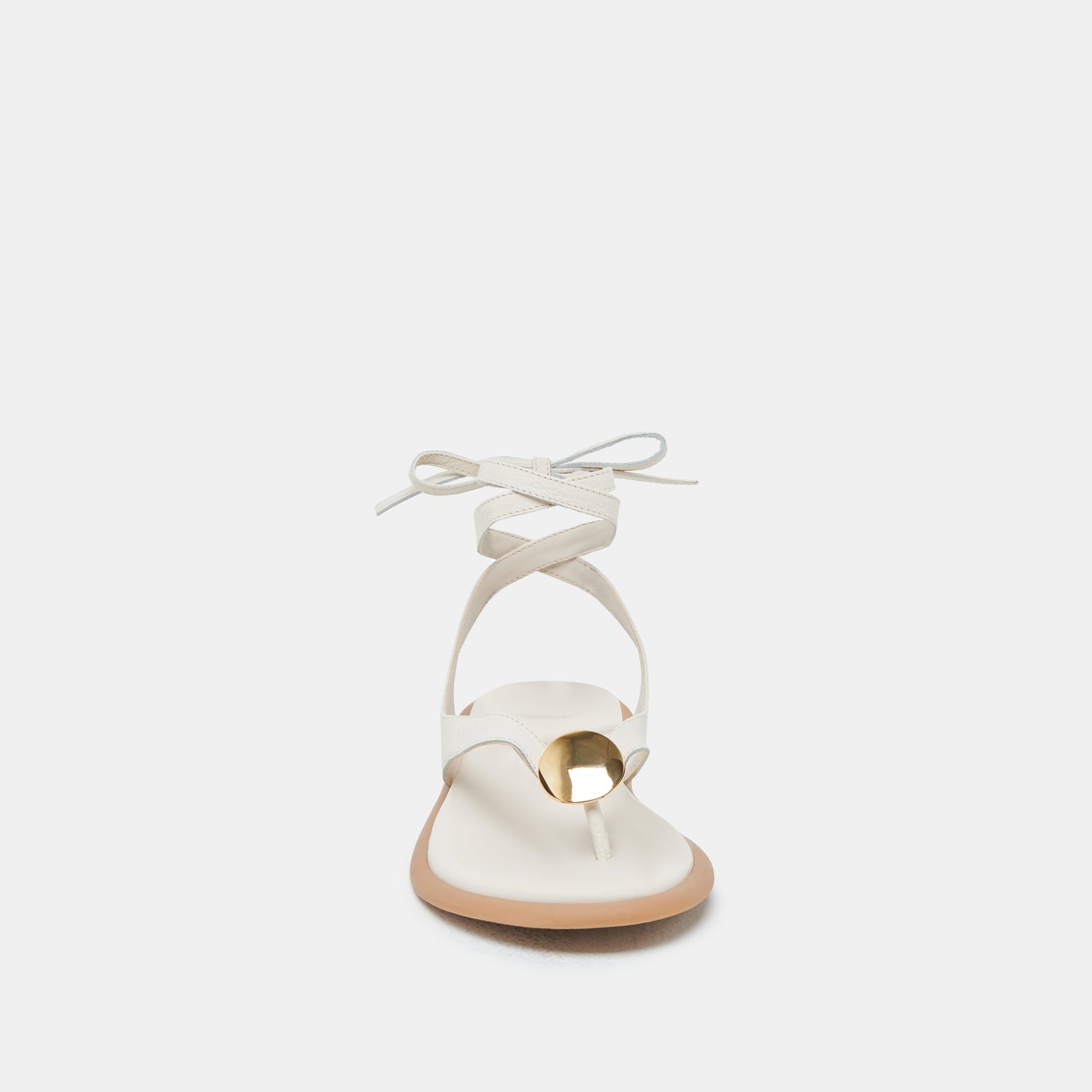 JUDY SANDALS BONE LEATHER - Dolce Vita