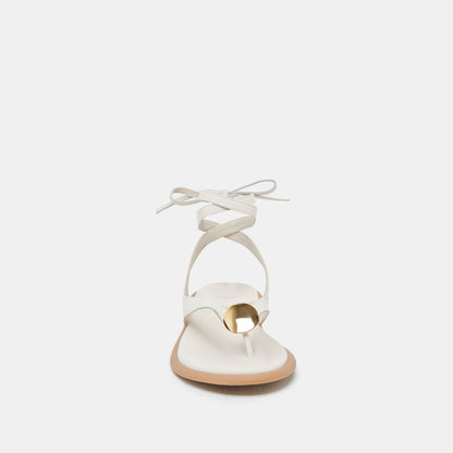 JUDY SANDALS BONE LEATHER - Dolce Vita