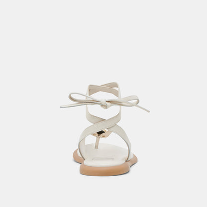 JUDY SANDALS BONE LEATHER - Dolce Vita