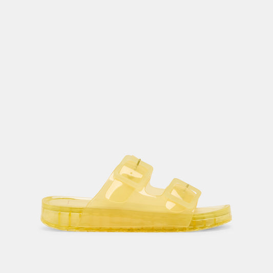Julio Lemon Vinyl Sandals - Dolce Vita