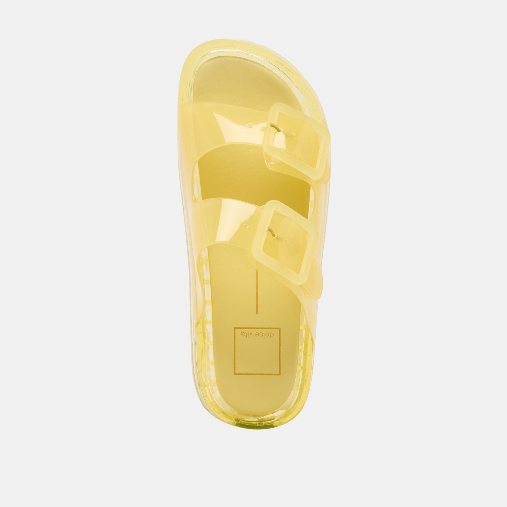 Julio Lemon Vinyl Sandals - Dolce Vita