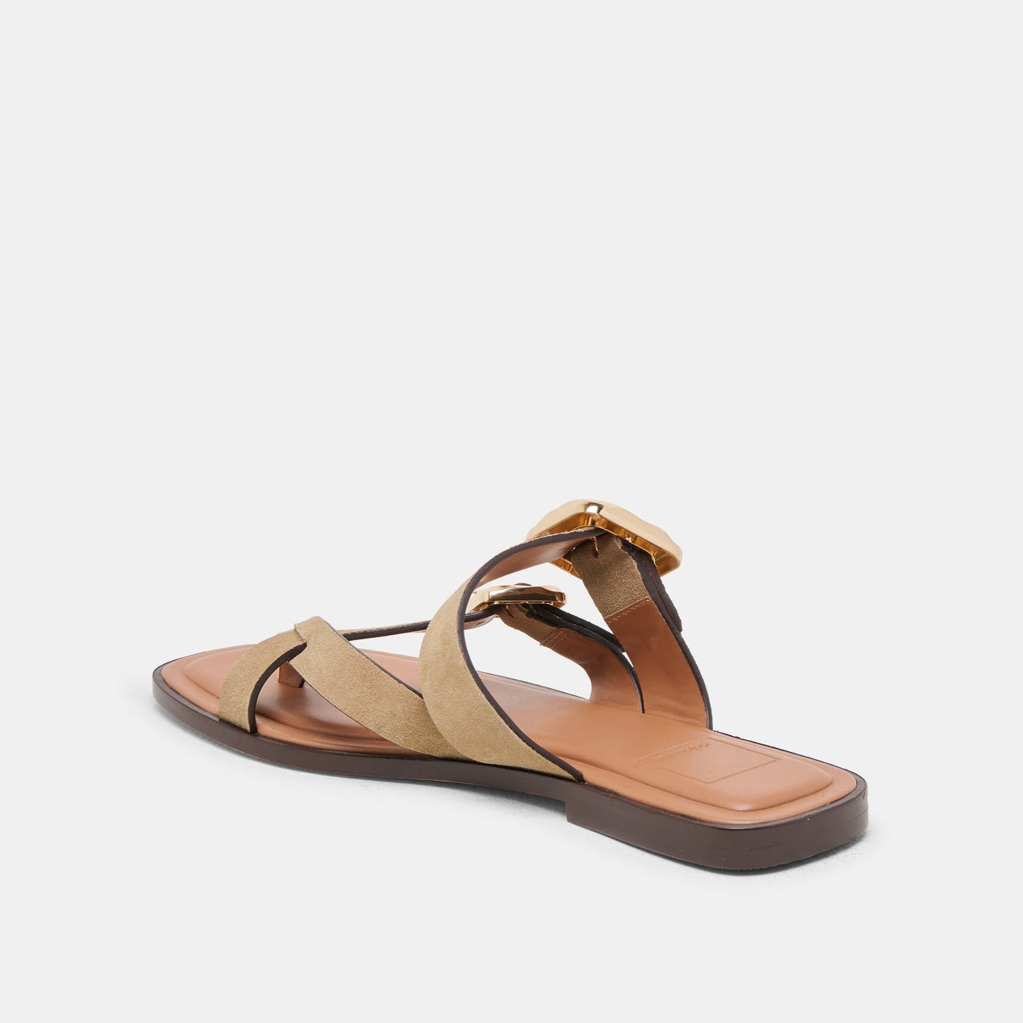 Shore Taupe Suede Sandals - Dolce Vita