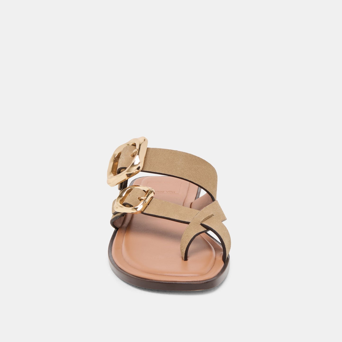 Shore Taupe Suede Sandals - Dolce Vita