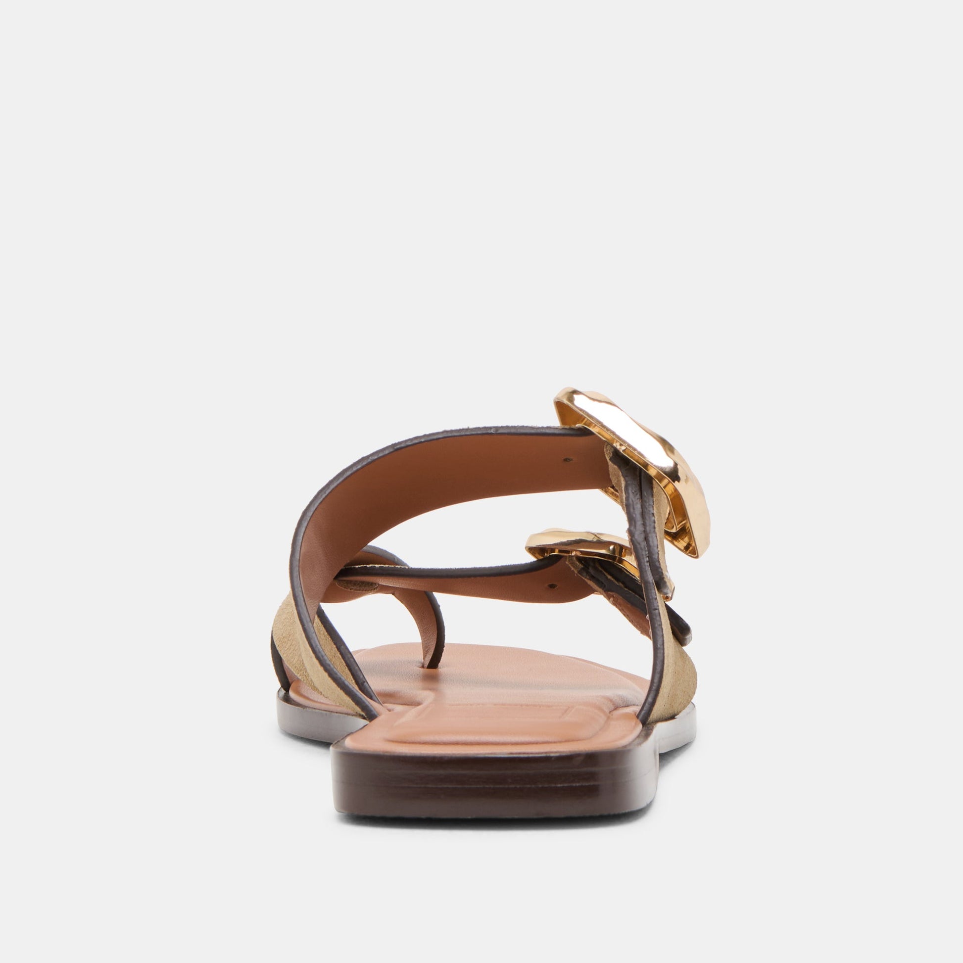 Shore Taupe Suede Sandals - Dolce Vita