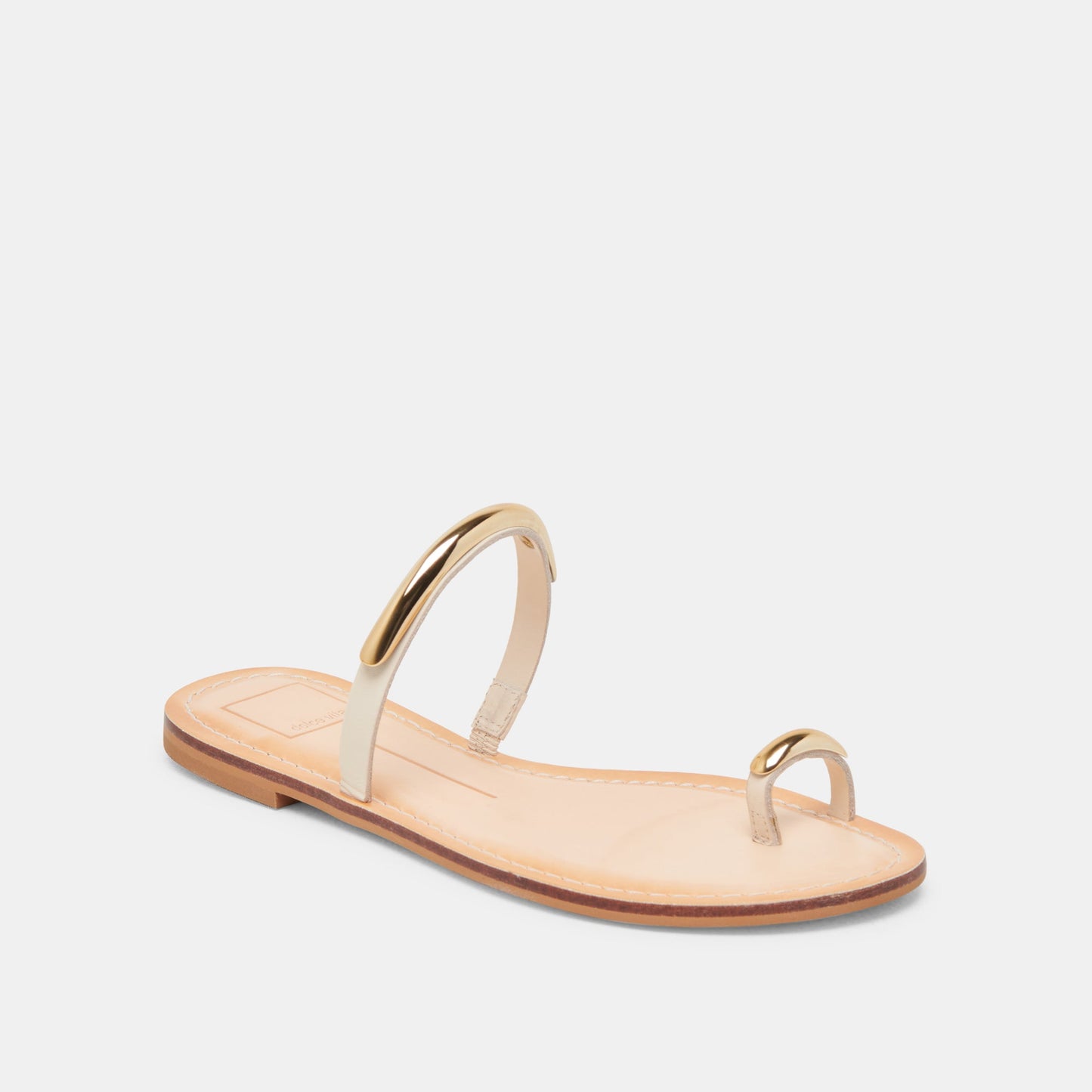 WINK SANDALS BONE LEATHER - Dolce Vita