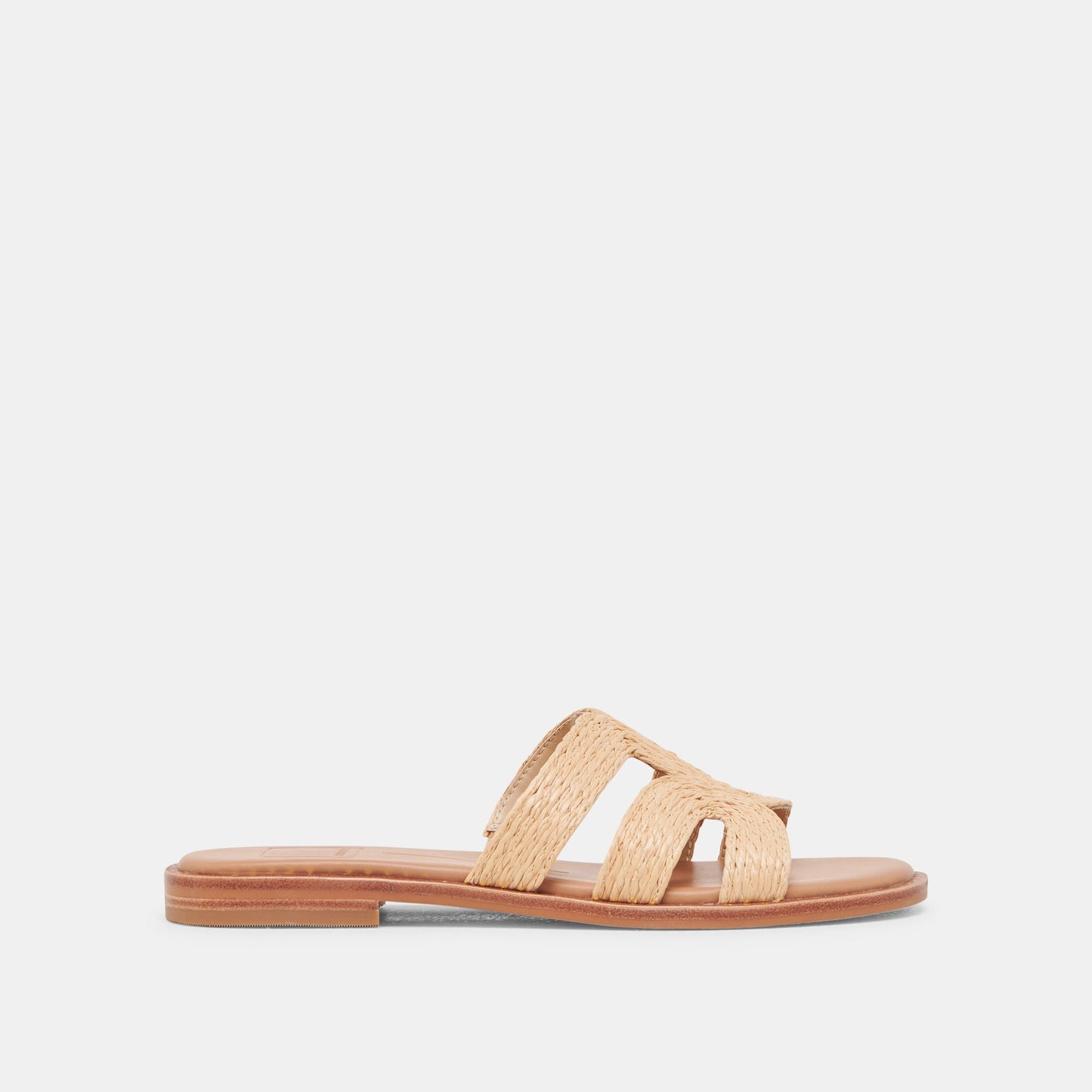 EMON WIDE SANDALS LT NATURAL RAFFIA - Dolce Vita