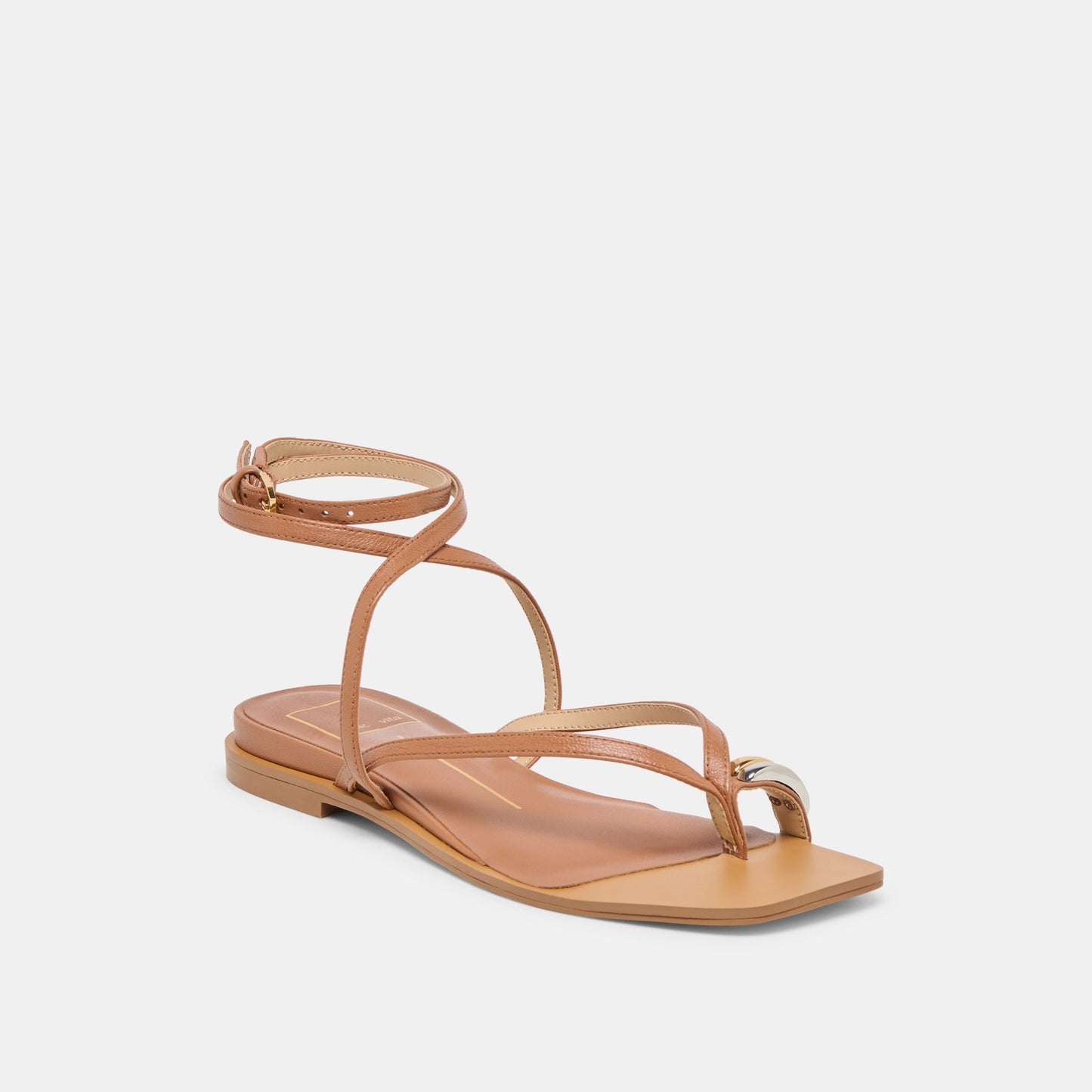 Tyrice Espresso Leather Sandals - Dolce Vita