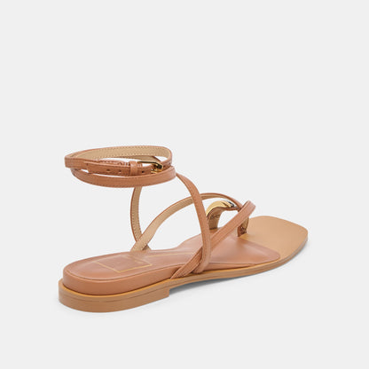 Tyrice Espresso Leather Sandals - Dolce Vita