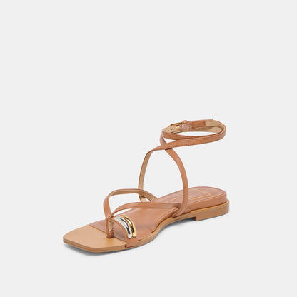 Tyrice Espresso Leather Sandals - Dolce Vita