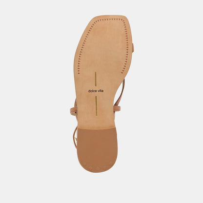 Tyrice Espresso Leather Sandals - Dolce Vita